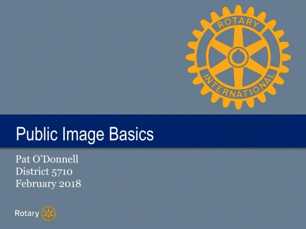 Public Image Basics