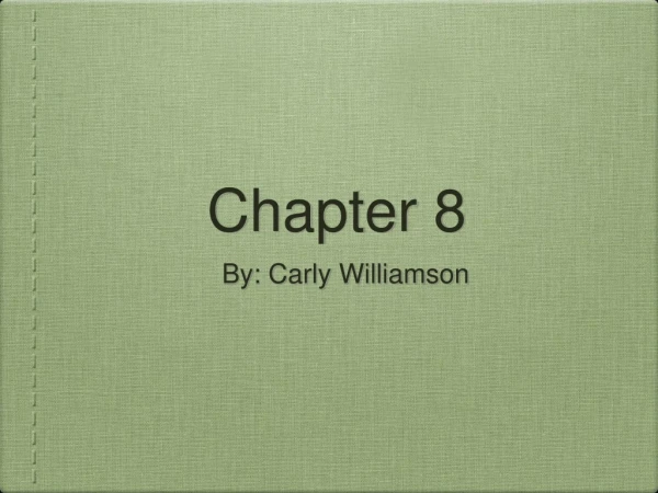 Chapter 8