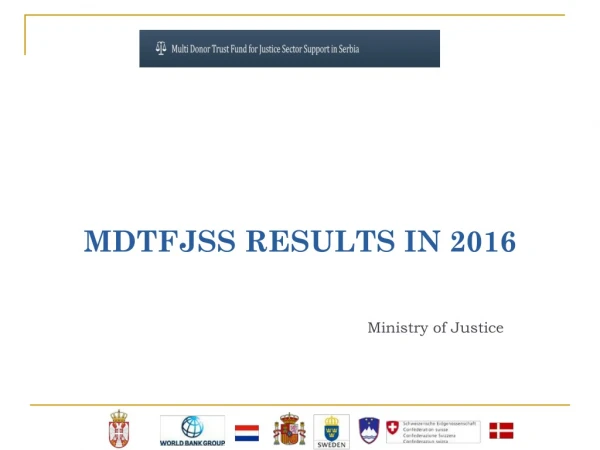 MDTFJSS RESULTS IN 2016