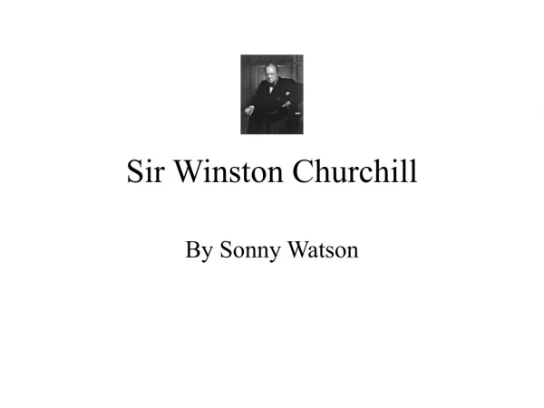 Sir Winston Churchill