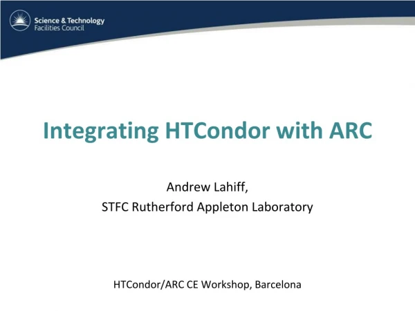 Integrating HTCondor with ARC