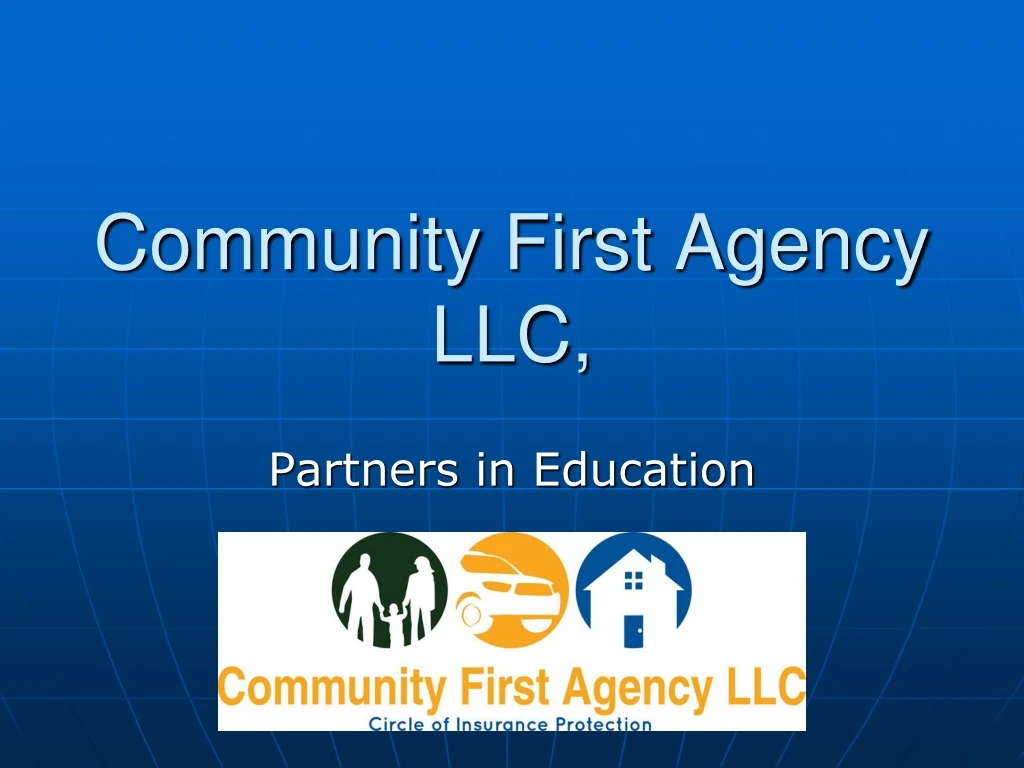 community first agency llc