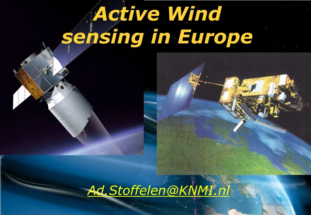 active wind sensing in europe