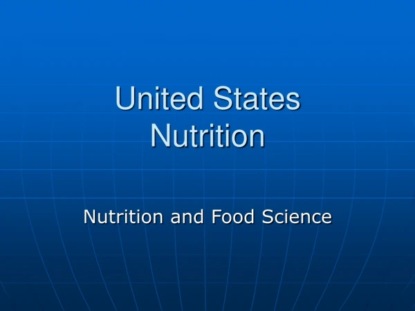 United States Nutrition
