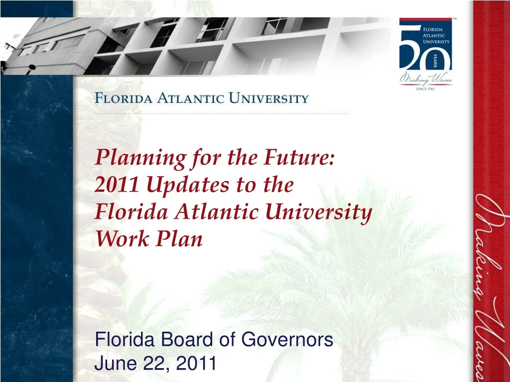 planning for the future 2011 updates