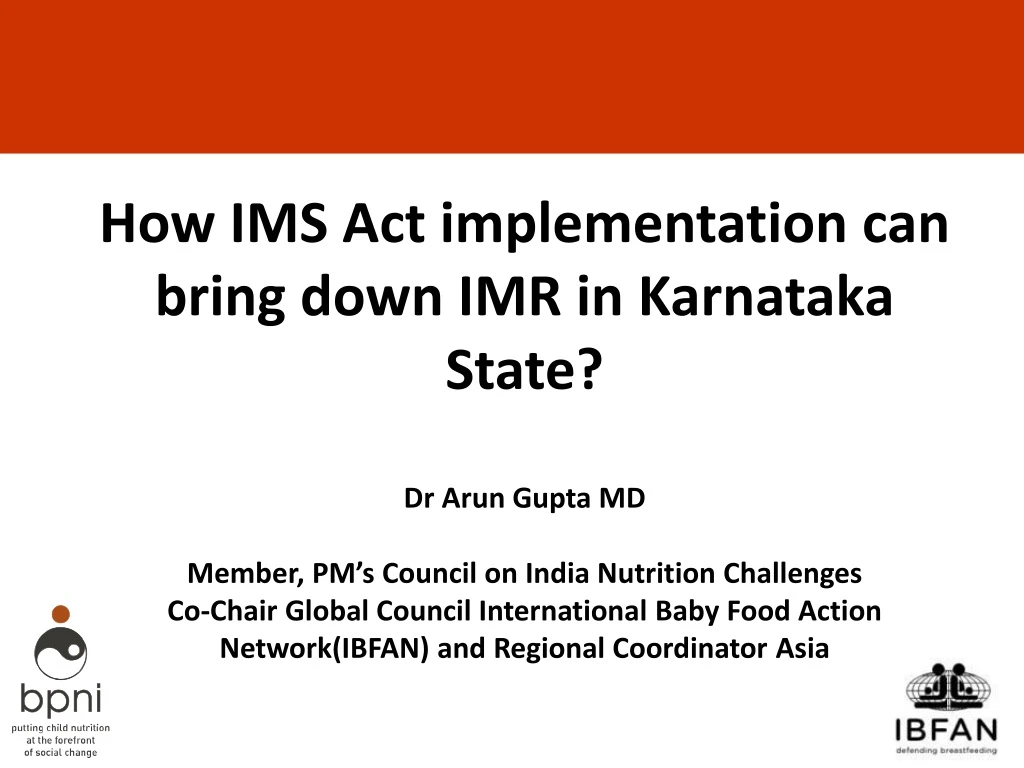 how ims act implementation can bring down