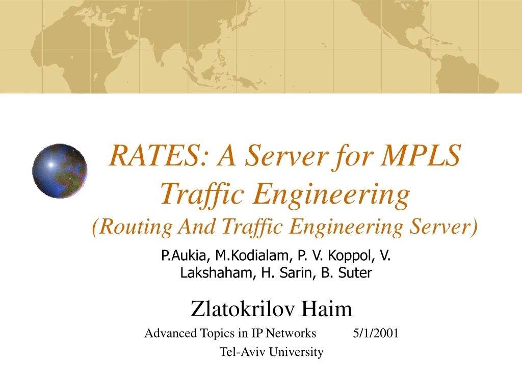 rates a server for mpls traffic engineering routing and traffic engineering server