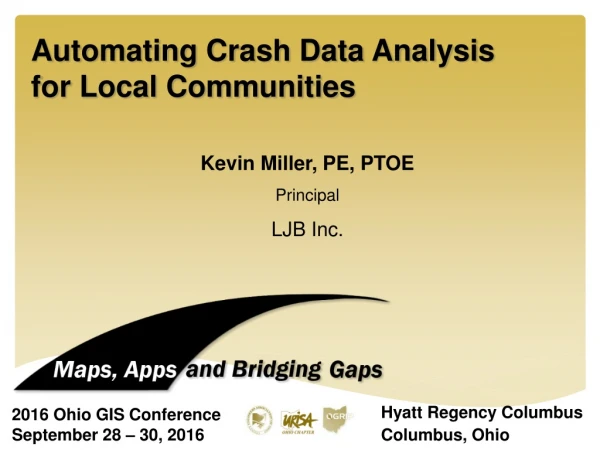 Automating Crash Data Analysis  for Local Communities