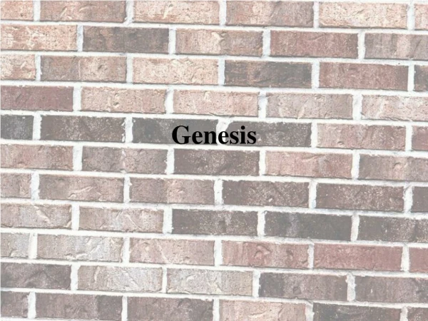 Genesis