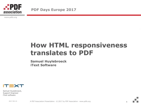 PDF Days Europe 2017