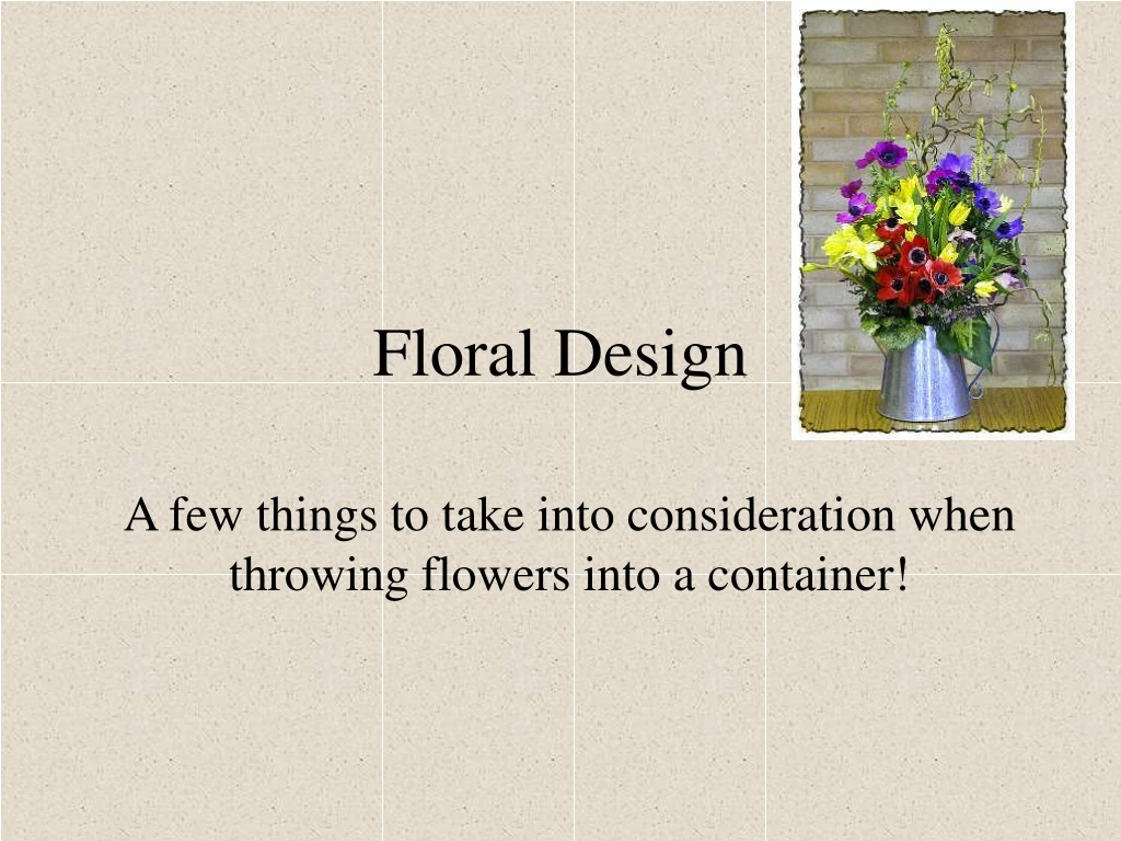 floral design