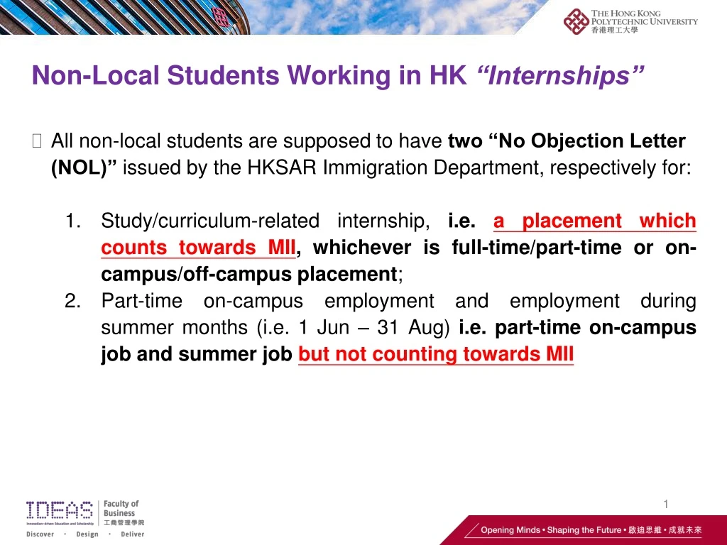 non local students working in hk internships