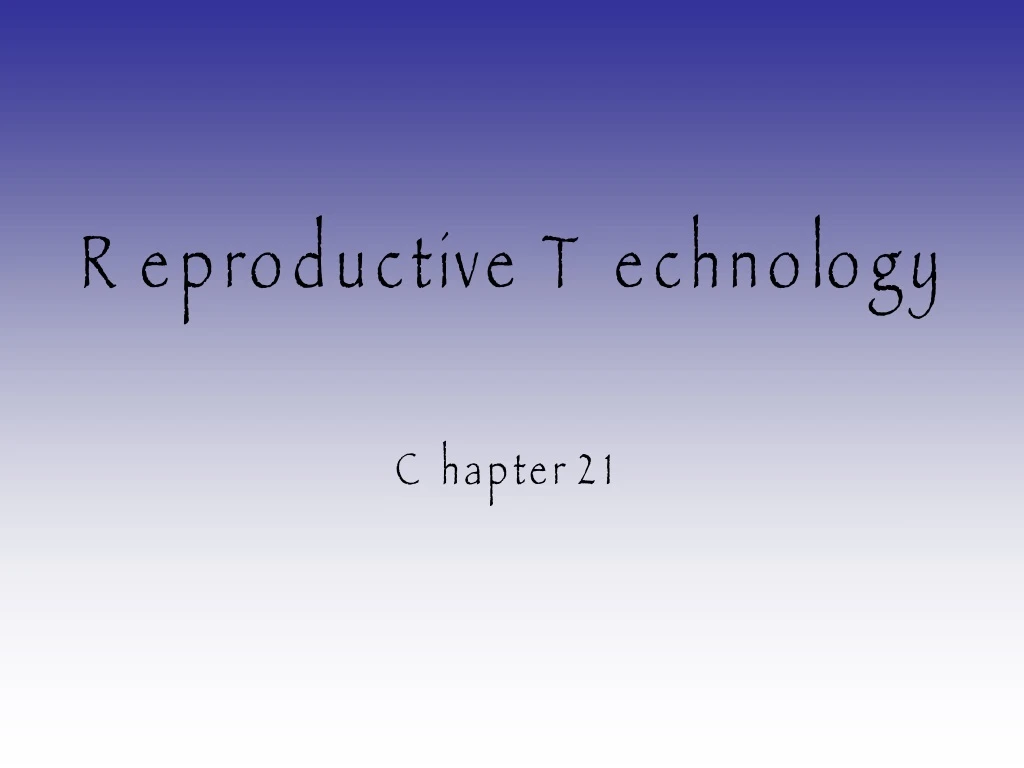 reproductive technology