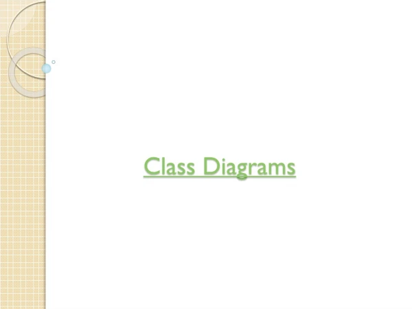 Class Diagrams
