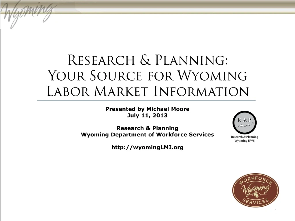 research planning your source for wyoming labor