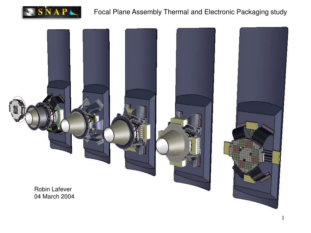 focal plane assembly thermal and electronic packaging study