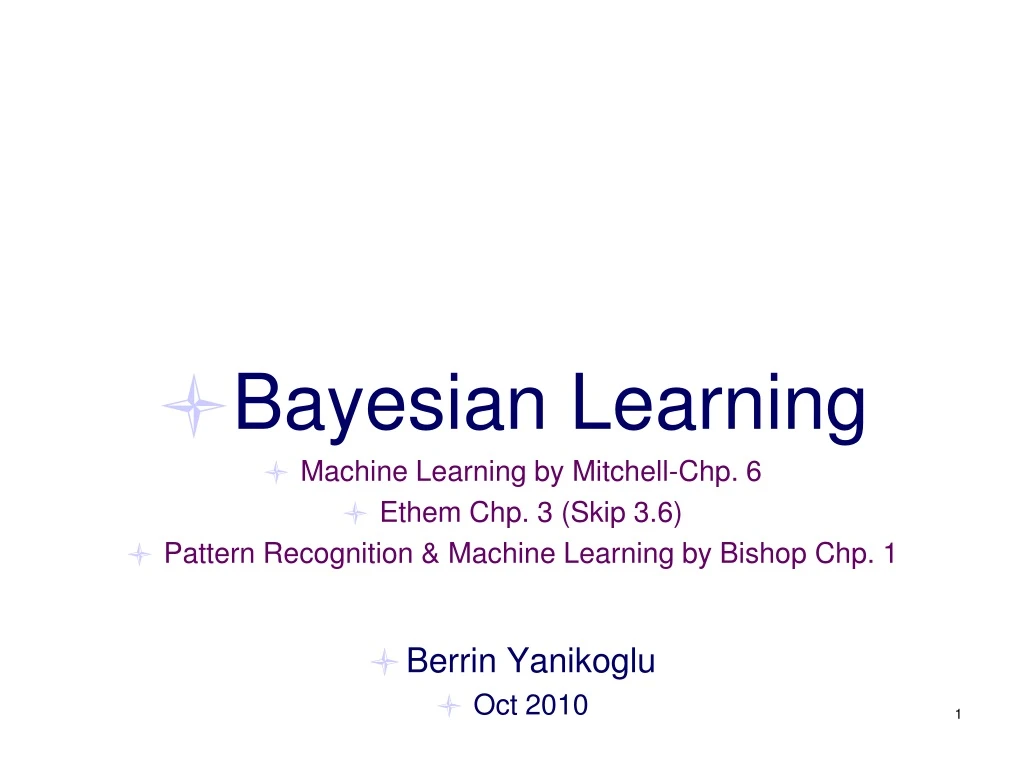 bayesian learning machine learning by mitchell