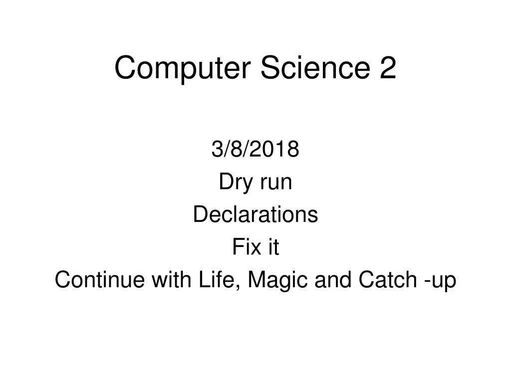 computer science 2