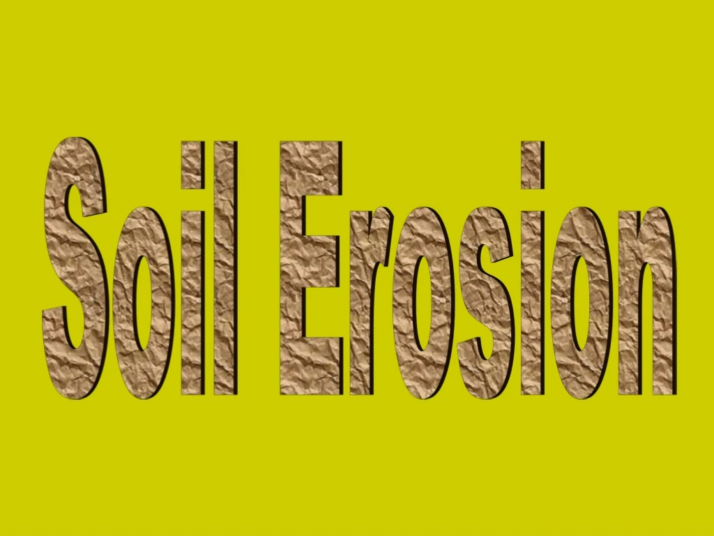 soil erosion