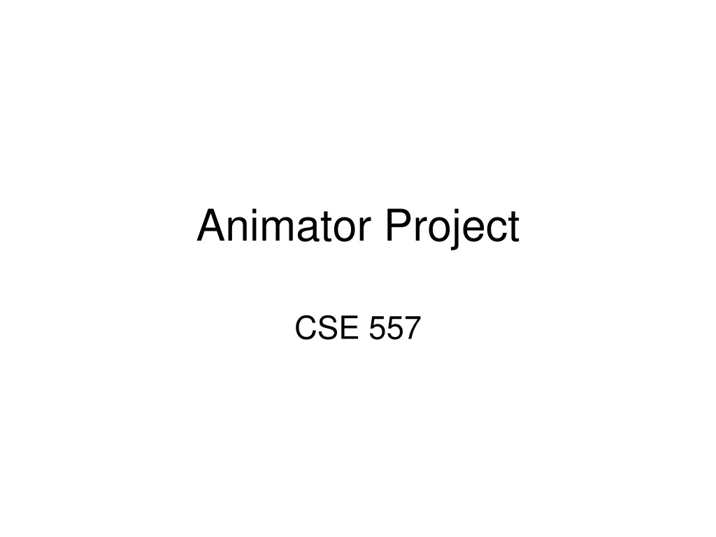 animator project