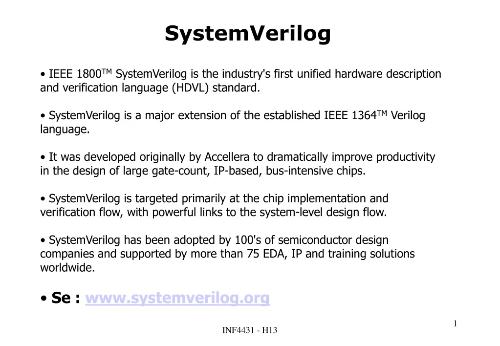 systemverilog