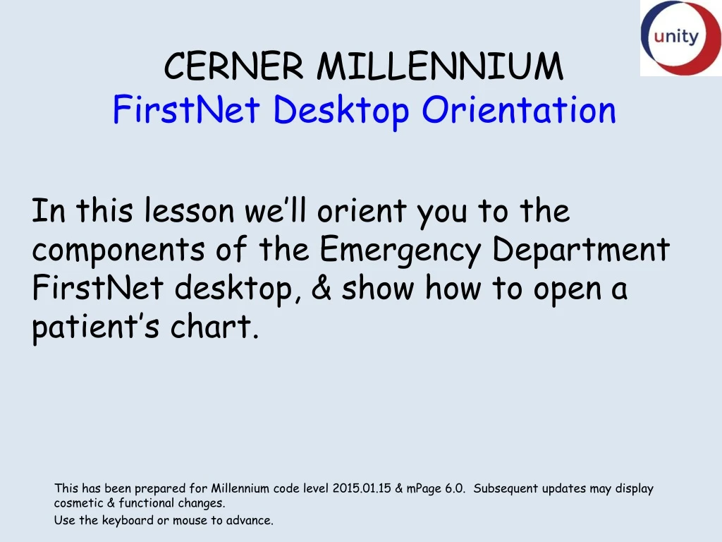 cerner millennium firstnet desktop orientation