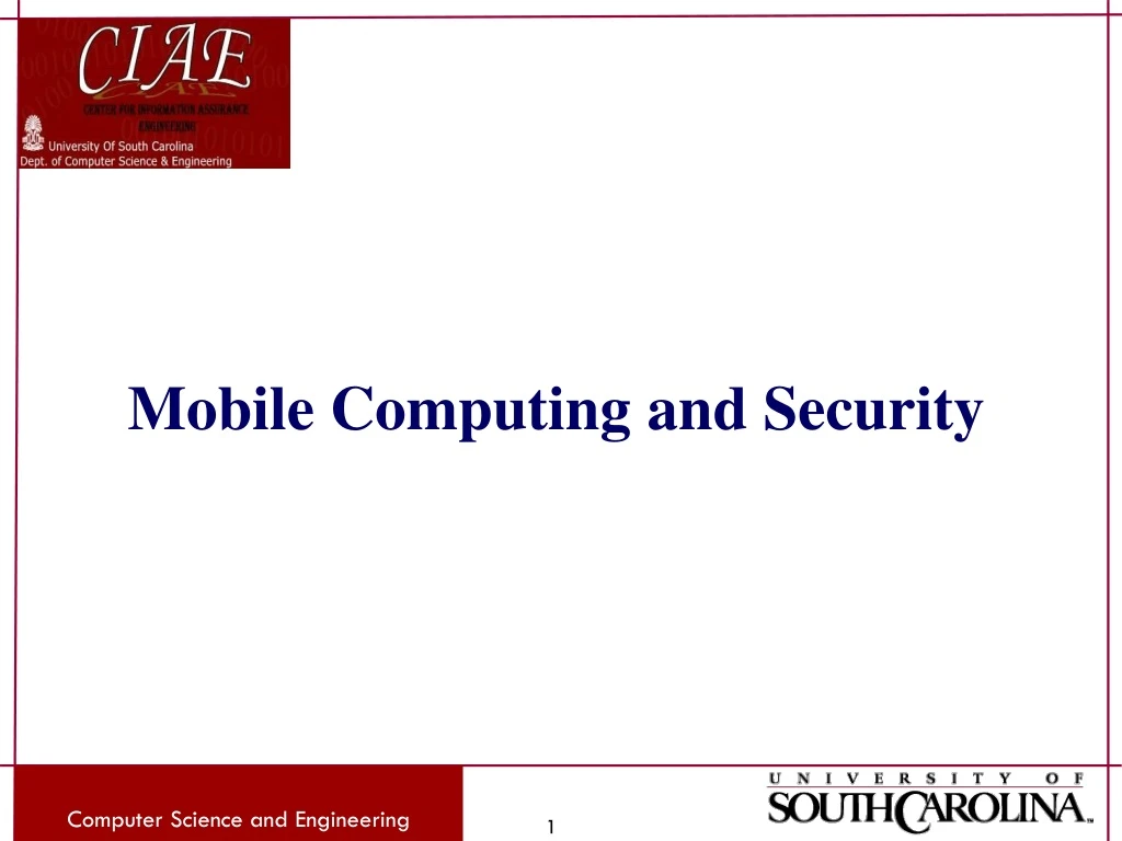 mobile computing and security