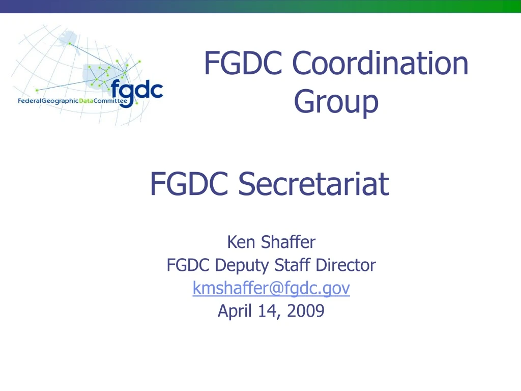 fgdc secretariat