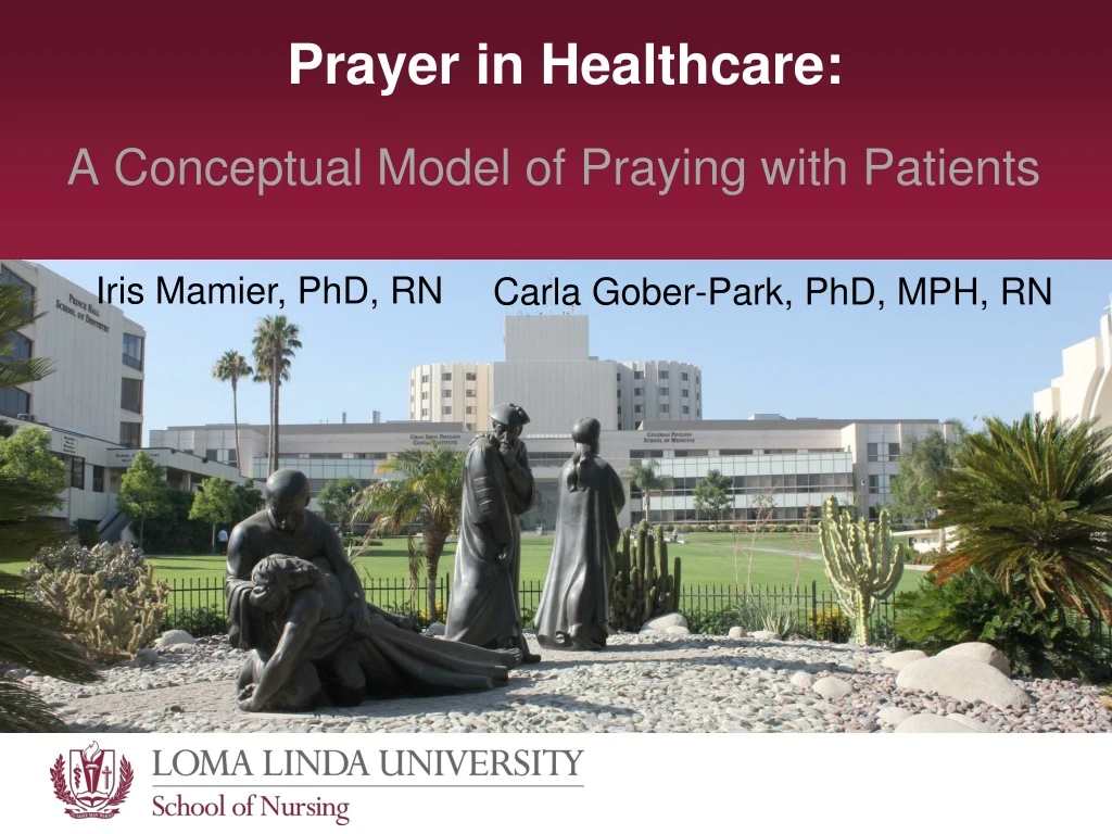 a conceptual model of praying with patients