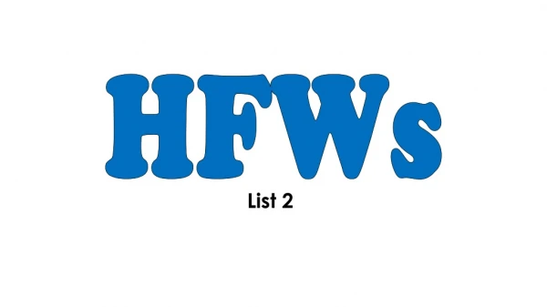 HFWs