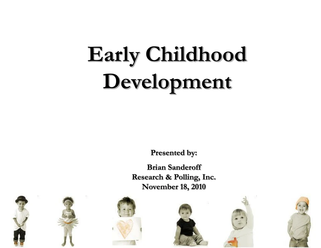 early childhood development