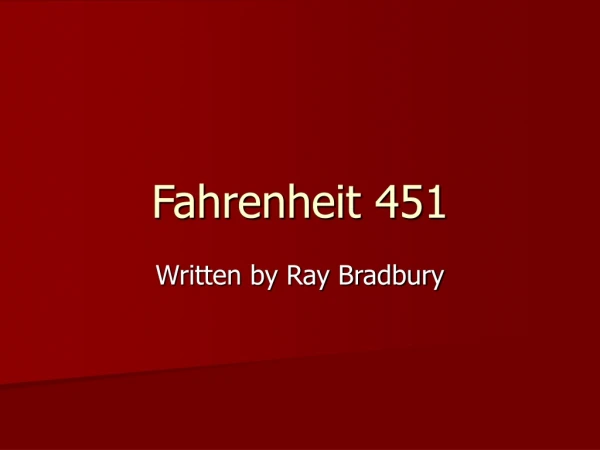 Fahrenheit 451