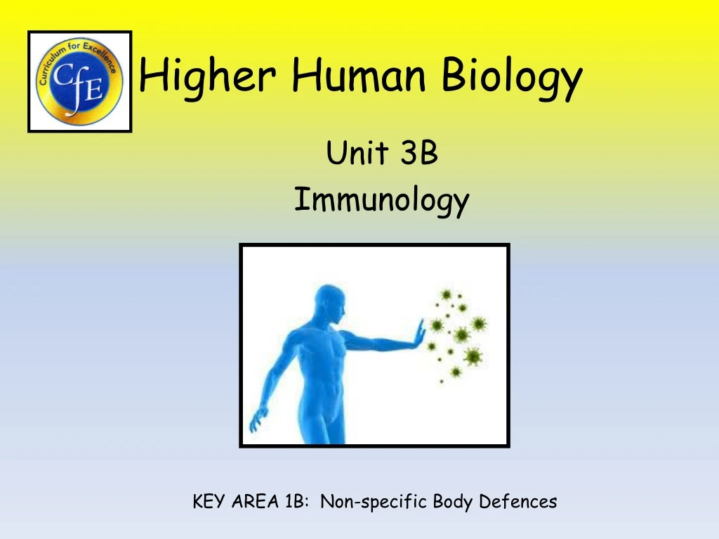 higher human biology