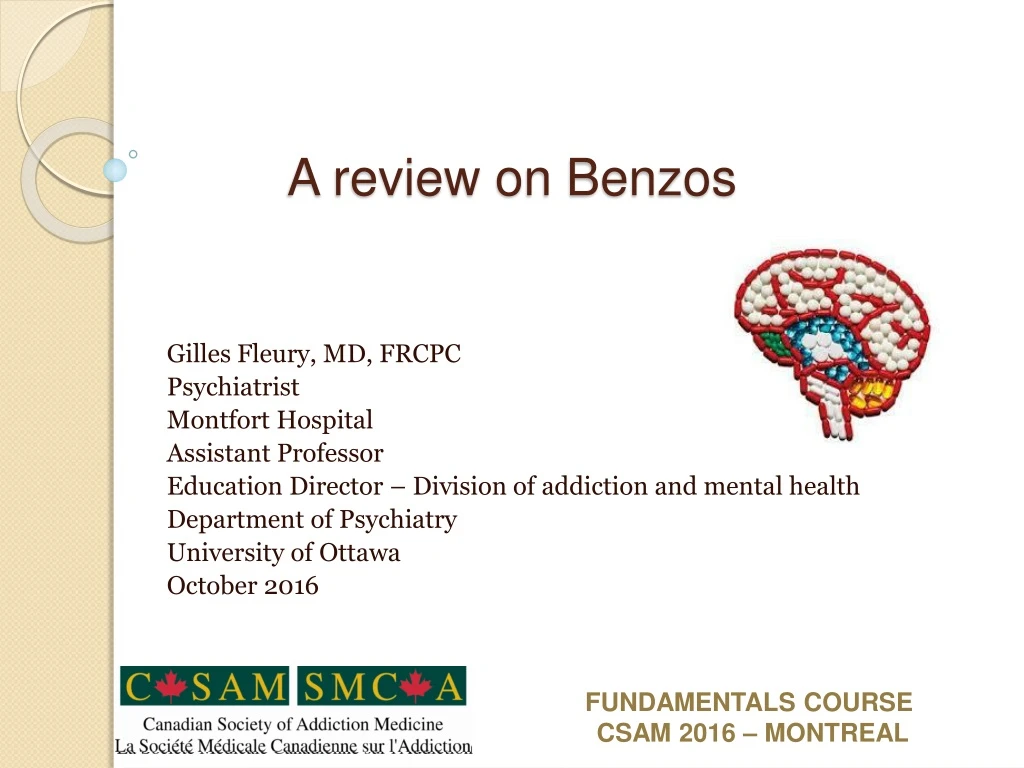 a review on benzos