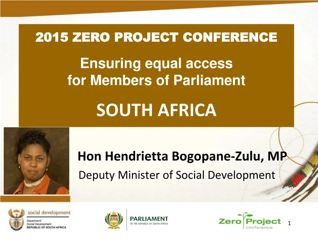 hon hendrietta bogopane zulu mp deputy minister of social development