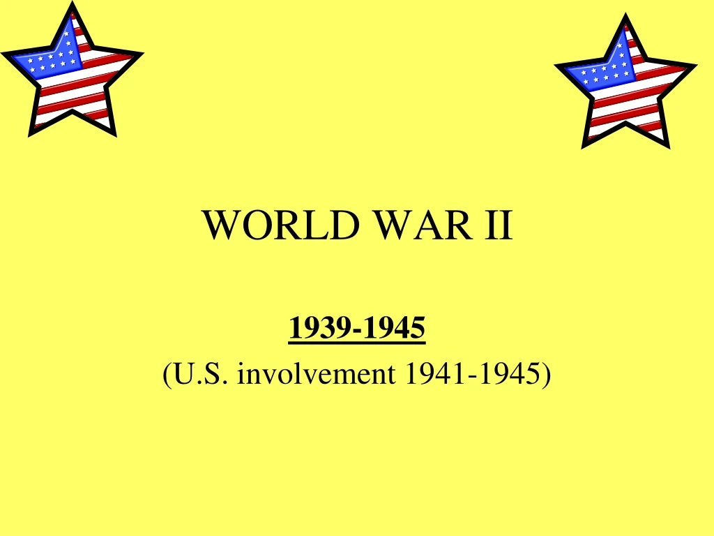 world war ii