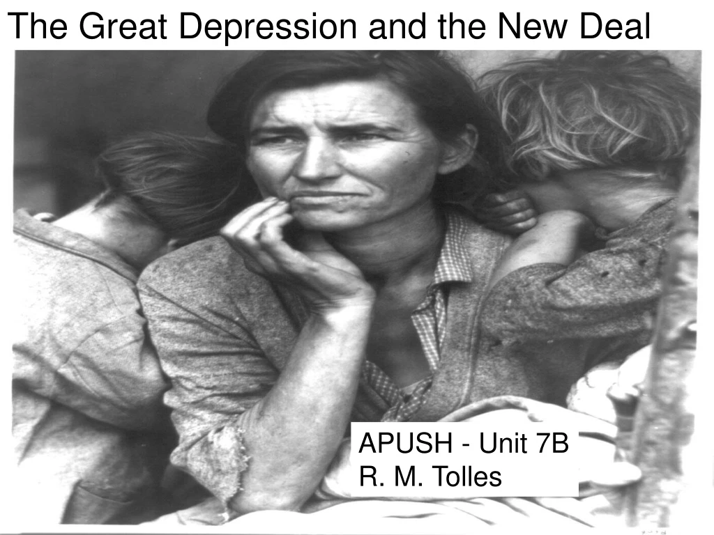 the great depression and the new deal