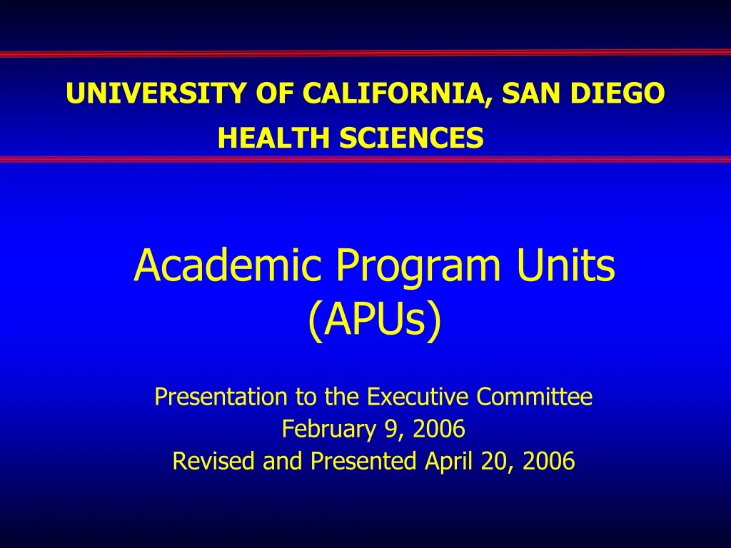 academic program units apus