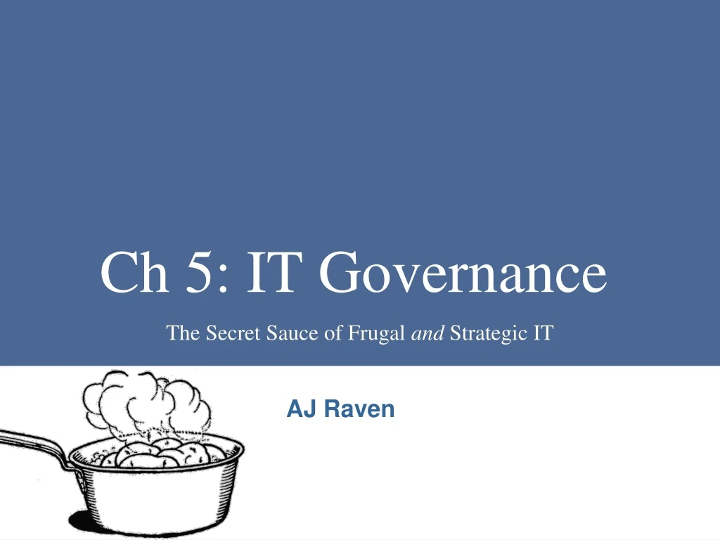 ch 5 it governance