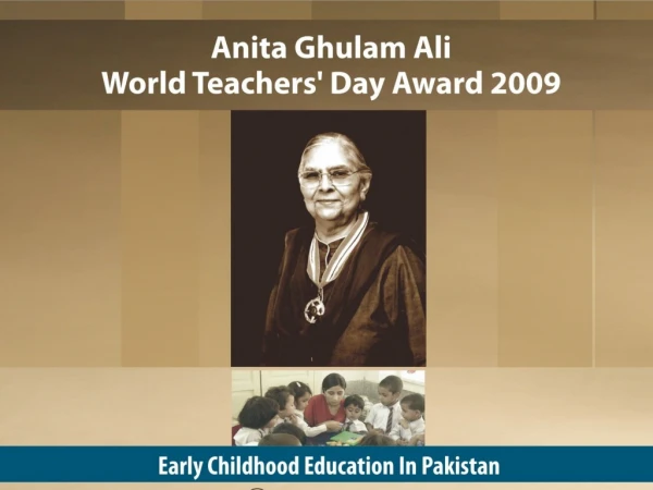 A Journey has  Begun…. Towards Repositioning the Status of Teachers in Pakistan