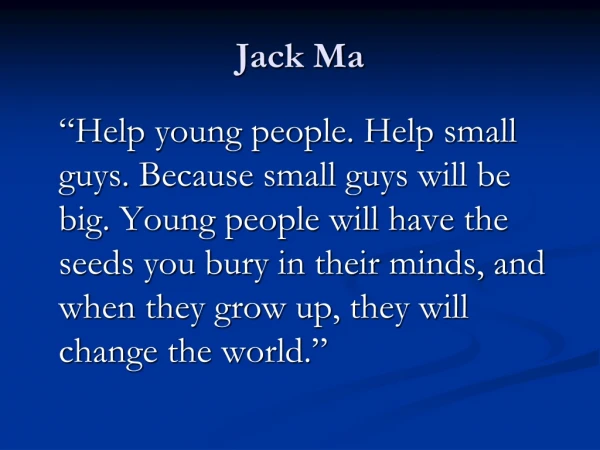 Jack Ma