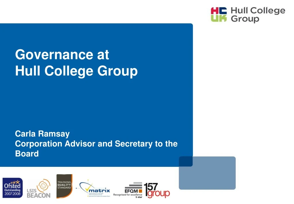 governance at hull college group carla ramsay