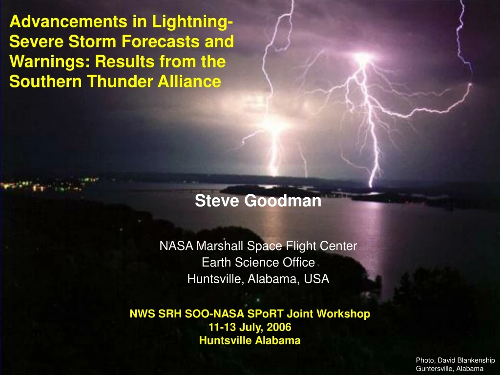 advancements in lightning severe storm forecasts