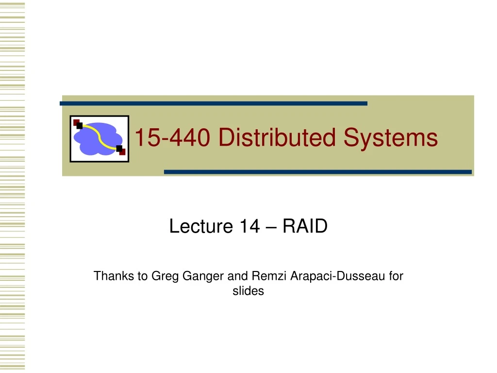 15 440 distributed systems