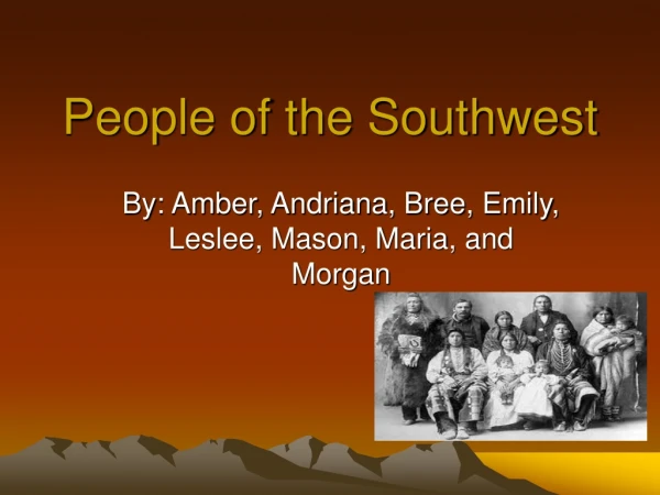 People of the Southwest