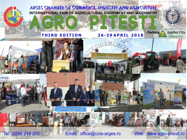 About  AGRO PITEȘTI Why a Fair dedicated to agriculture at  Pitești ? ...