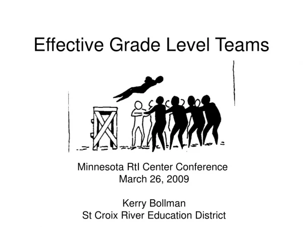 Effective Grade Level Teams