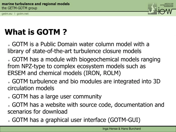 What is GOTM ?