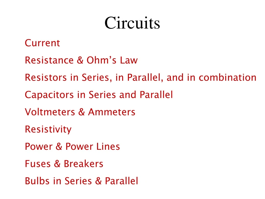 circuits