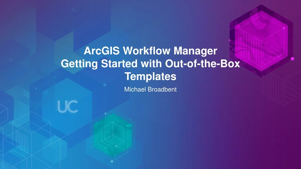 arcgis workflow manager getting started with out of the box templates